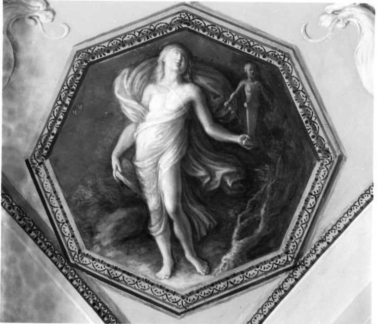 figura femminile (dipinto) di De Angelis Desiderio, Brunelli Carlo (sec. XVIII)