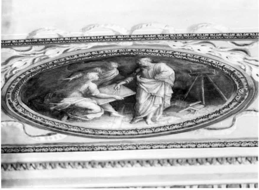allegoria della Pittura (dipinto) di De Angelis Desiderio, Brunelli Carlo (sec. XVIII)