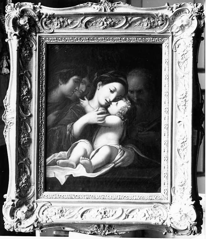 Sacra Famiglia (dipinto, opera isolata) - ambito italiano (sec. XIX)