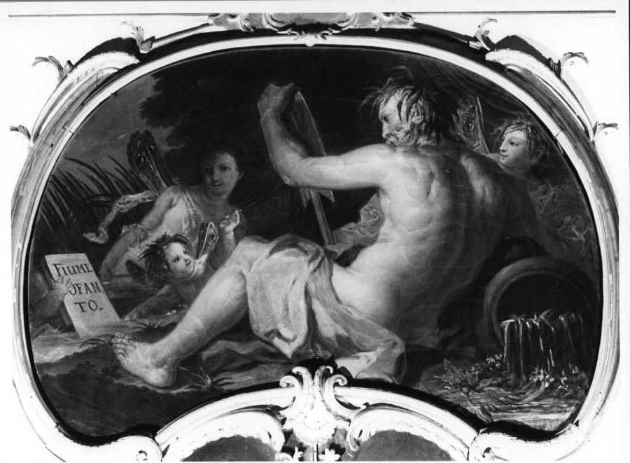 IL FIUME OFANTO (dipinto) di Rossi Giovan Battista (seconda metà sec. XVIII)