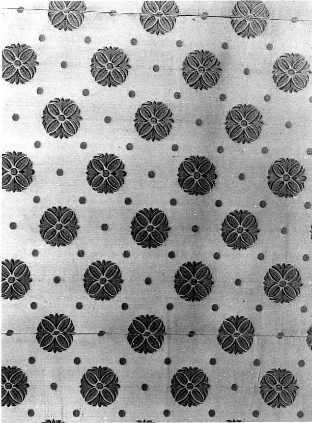 Parato in seta oro e fiori, Parato (parato, elemento d'insieme) - manifattura di San Leucio (sec. XIX)