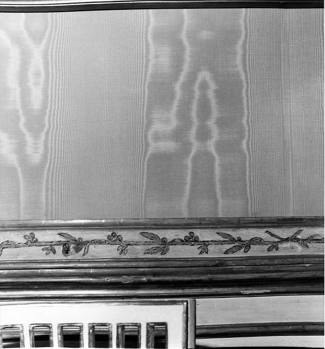 Parato in seta verde operata di San Leucio, Parato (parato, elemento d'insieme) - manifattura di San Leucio (sec. XX)