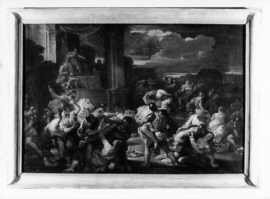 Il ratto della Sabine, Episodio (dipinto) di Giordano Luca (inizio sec. XVIII)
