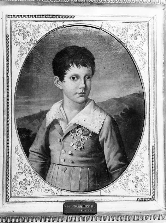 Il principe Ferdinando, ritratto del principe Ferdinando di Borbone (dipinto, serie) di Cammarano Giuseppe (attribuito) (primo quarto sec. XIX)