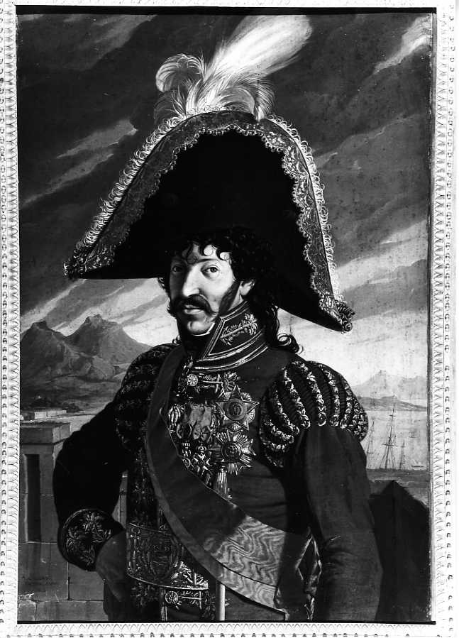 Gioacchino Murat in abito militare, Ritratto (dipinto, opera isolata) di Calliano Antonio Raffaele (primo quarto sec. XIX)