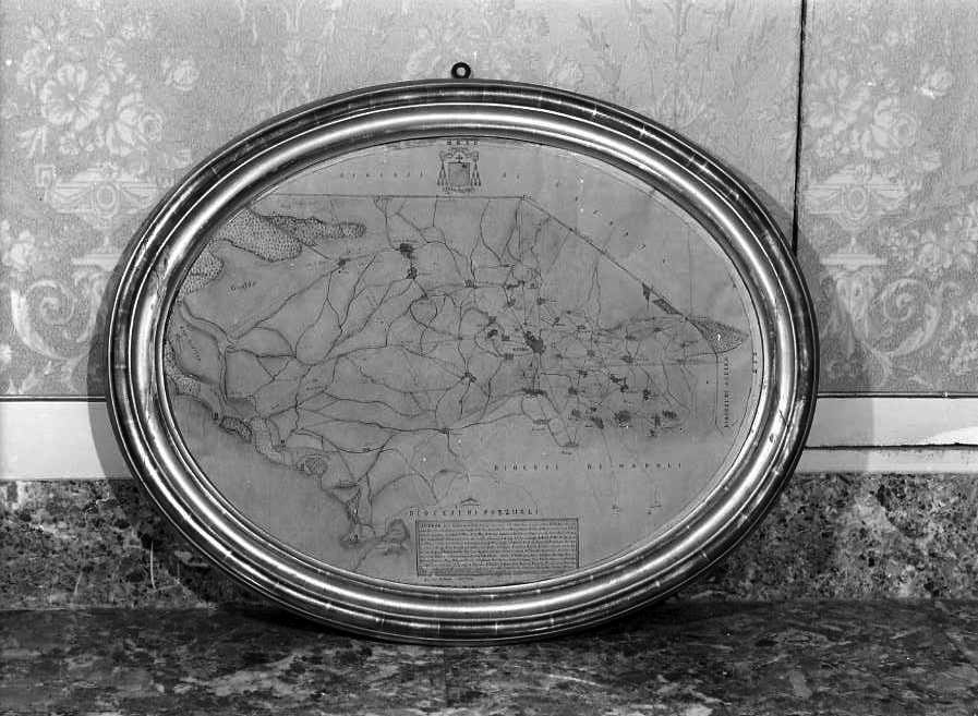 pianta della Diocesi di Aversa (stampa) di Nardo N (fine sec. XIX)