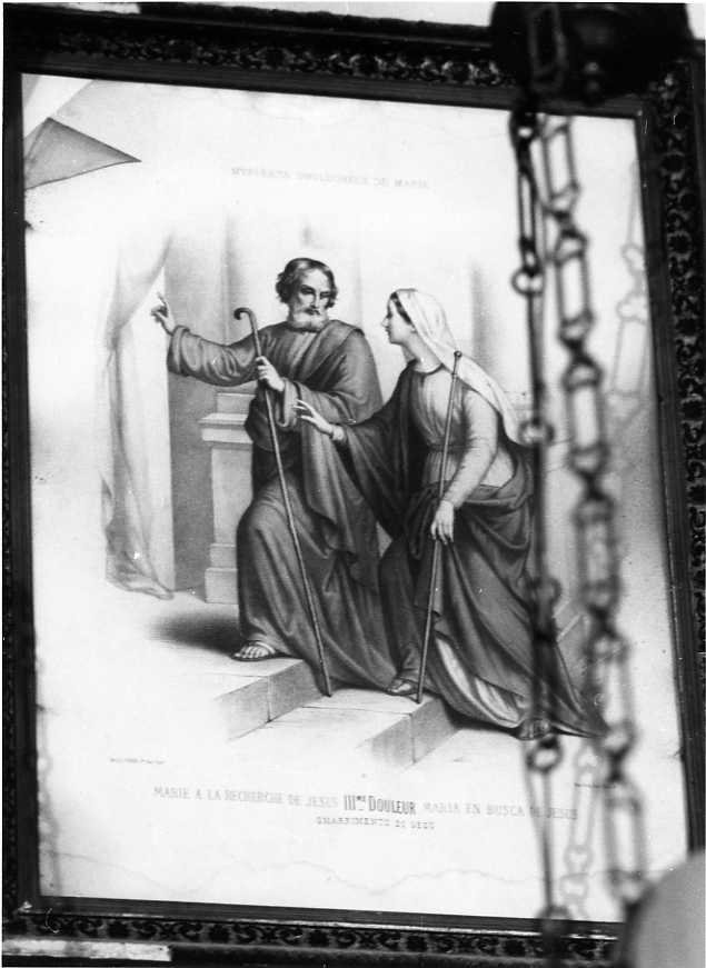 Maria Vergine cerca Gesù nel Tempio (stampa) - ambito campano (sec. XIX)