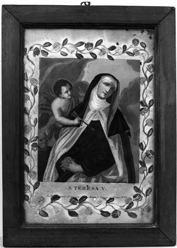 estasi di Santa Teresa d'Avila (stampa) - ambito napoletano (sec. XIX)