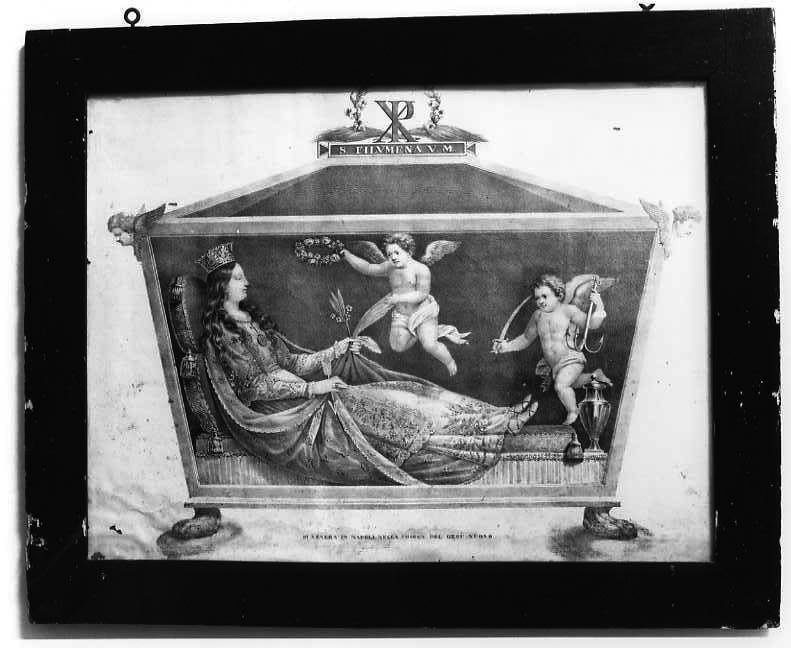 Santa Filomena (stampa) - ambito campano (sec. XIX)