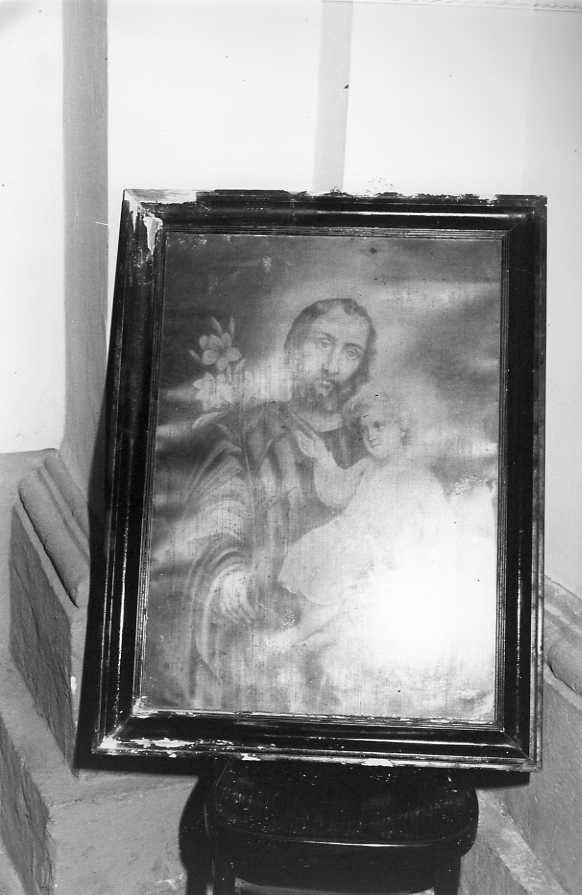 San Giuseppe e Gesù Bambino (stampa) - ambito campano (inizio sec. XX)