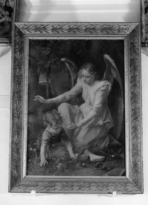 angelo custode (stampa) - ambito campano (metà sec. XIX)