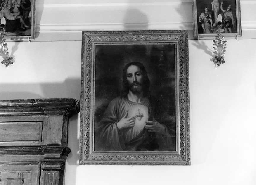 Sacro Cuore di Gesù (stampa) - ambito campano (sec. XIX)