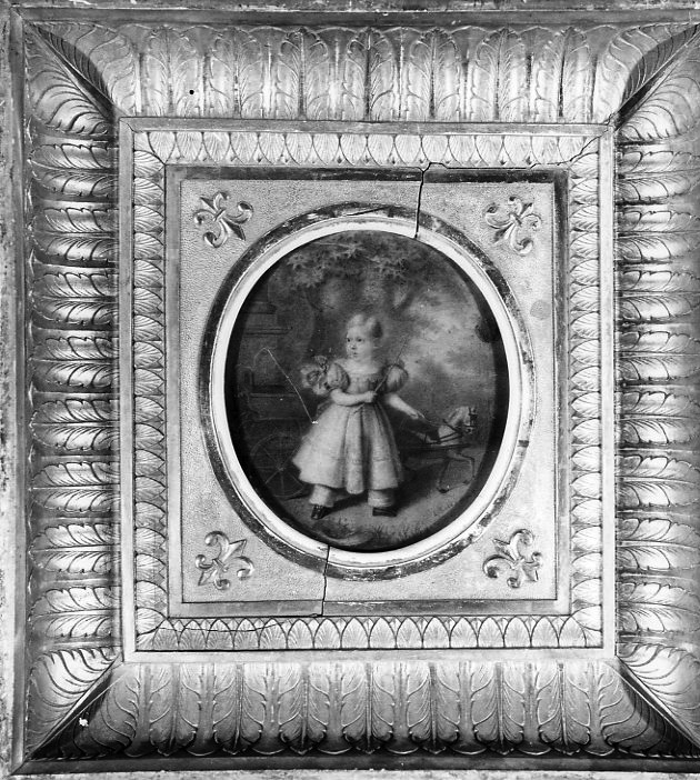 Principe reale con biroccino (disegno) di Rocco Luigi (prima metà sec. XIX)