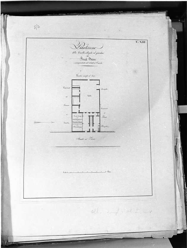 planimetria (disegno) - ambito napoletano (prima metà sec. XIX)