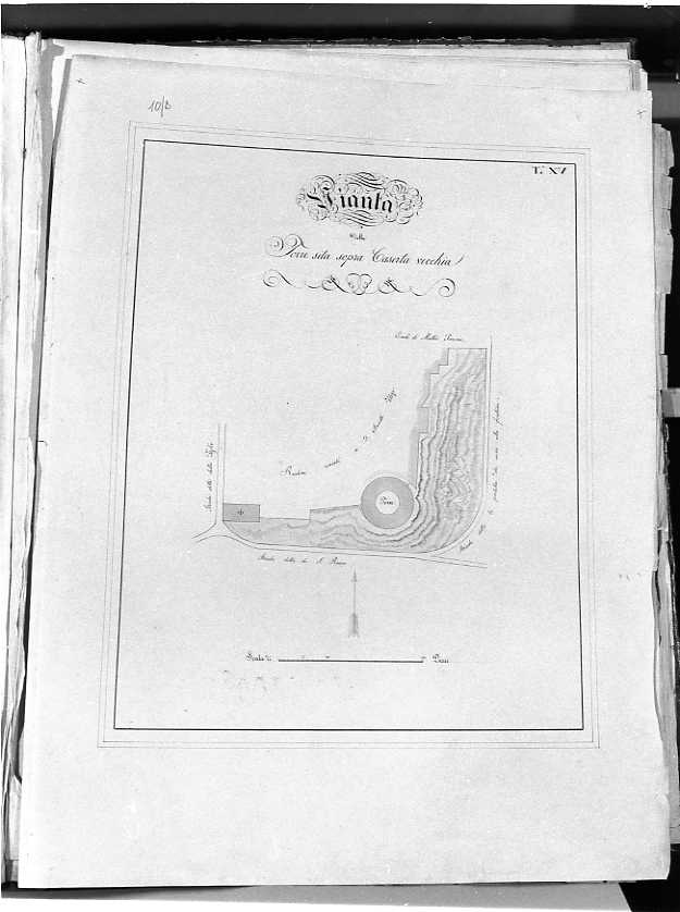 planimetria (disegno) - ambito napoletano (prima metà sec. XIX)