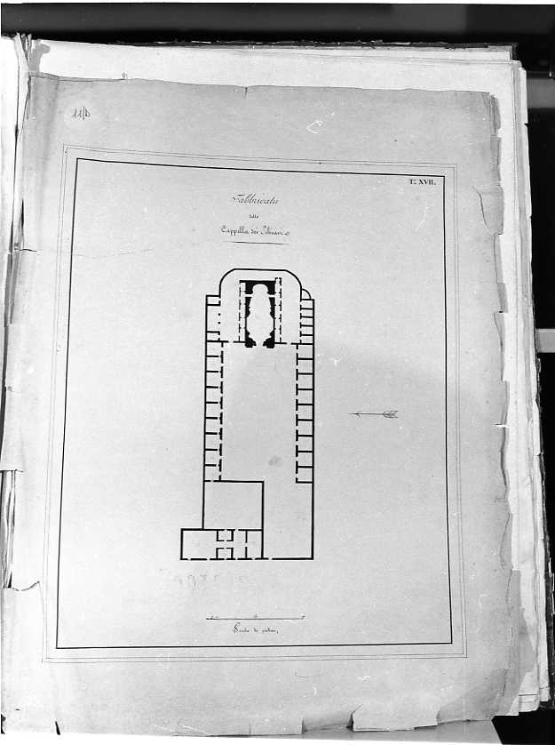 planimetria (disegno) - ambito napoletano (prima metà sec. XIX)