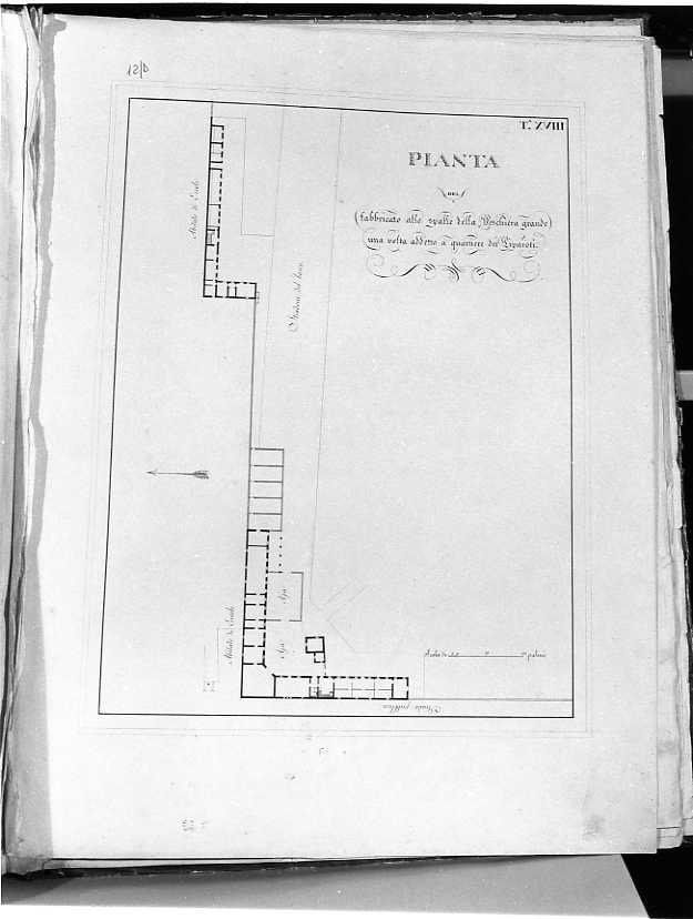 planimetria (disegno) - ambito napoletano (prima metà sec. XIX)
