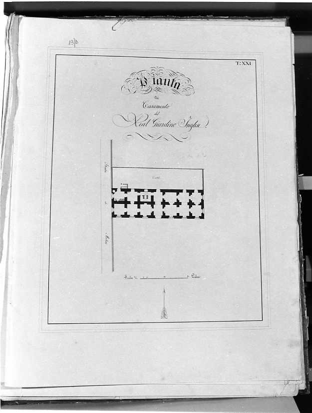 planimetria (disegno) - ambito napoletano (prima metà sec. XIX)