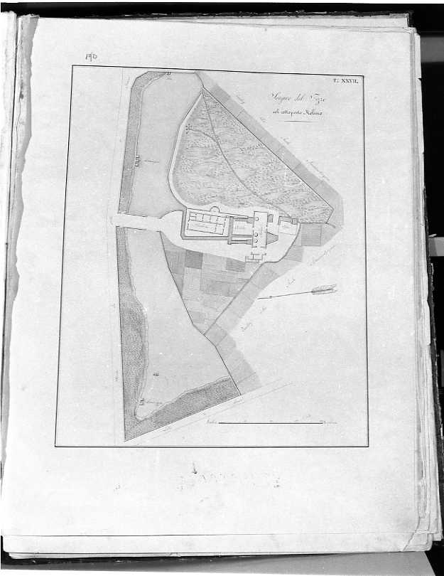 planimetria (disegno) - ambito napoletano (prima metà sec. XIX)