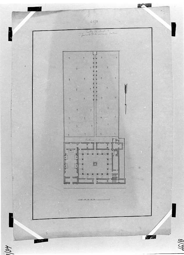 planimetria (disegno) - ambito napoletano (sec. XIX)
