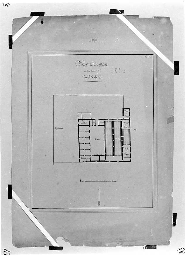 planimetria (disegno) - ambito napoletano (prima metà sec. XIX)