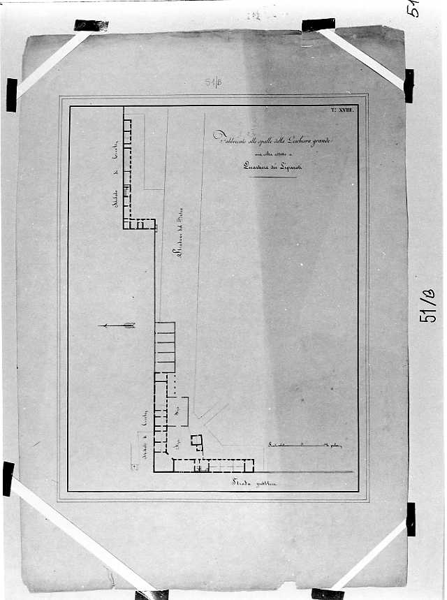 planimetria (disegno) - ambito napoletano (prima metà sec. XIX)