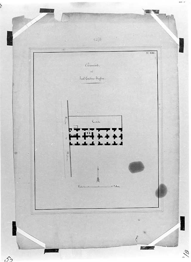 planimetria (disegno) - ambito napoletano (prima metà sec. XIX)