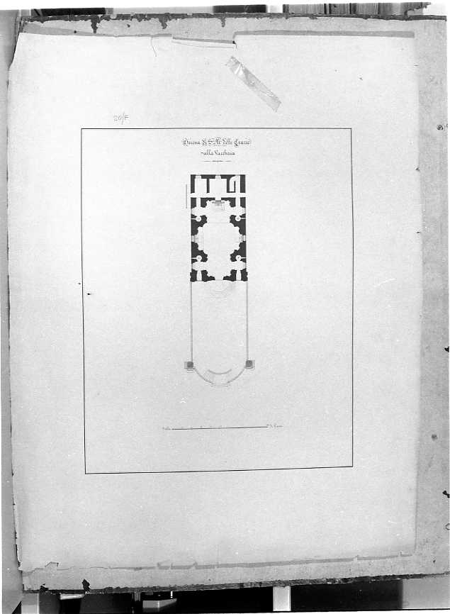 planimetria (disegno) - ambito napoletano (prima metà sec. XIX)