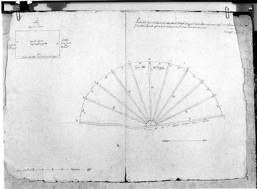 planimetria (disegno) - ambito napoletano (prima metà sec. XIX)