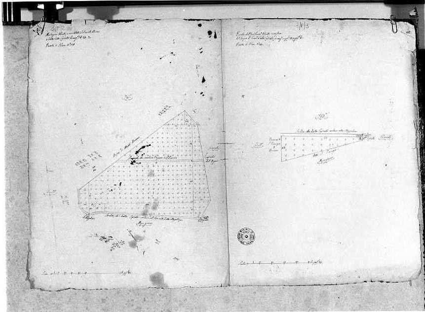 planimetria (disegno) - ambito napoletano (prima metà sec. XX)