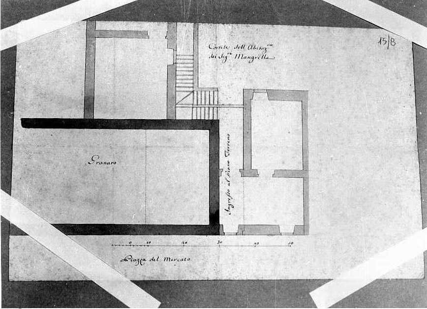 planimetria (disegno) - ambito napoletano (sec. XIX)