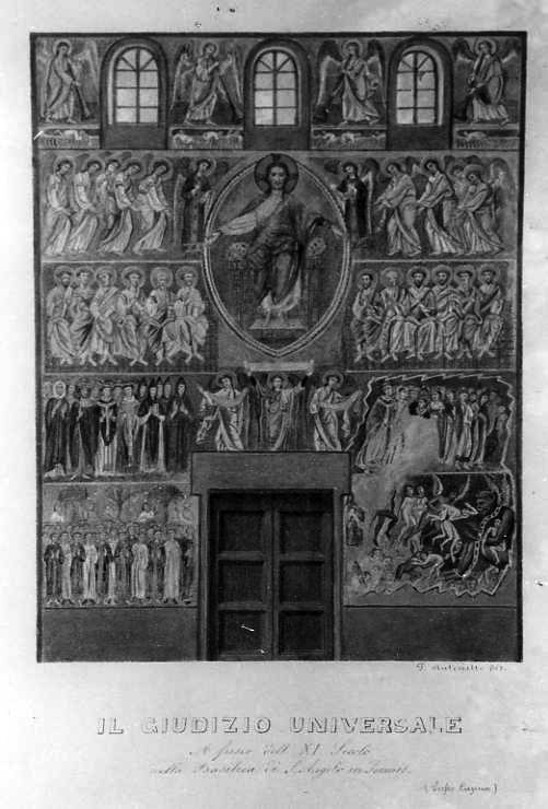 Giudizio Universale (disegno) di Autoriello Francesco (attribuito) (prima metà sec. XX)