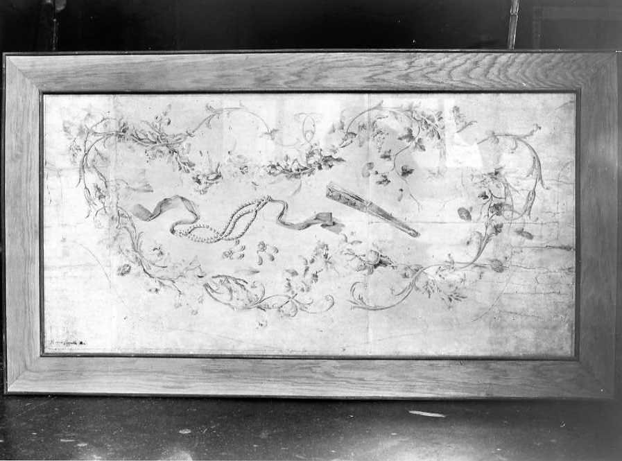 motivi decorativi floreali (disegno) di Cappella Gennaro (sec. XVIII)