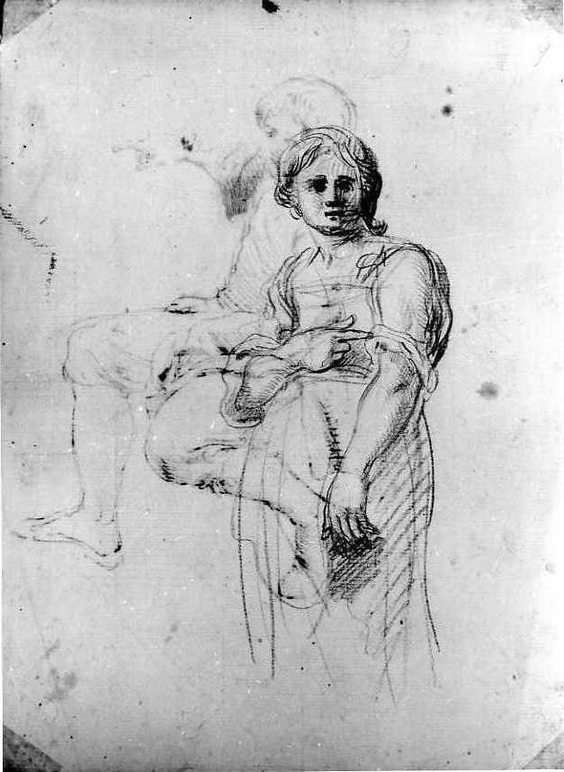 studio di popolana (disegno) di Van Wittel Gaspar (inizio sec. XVIII)