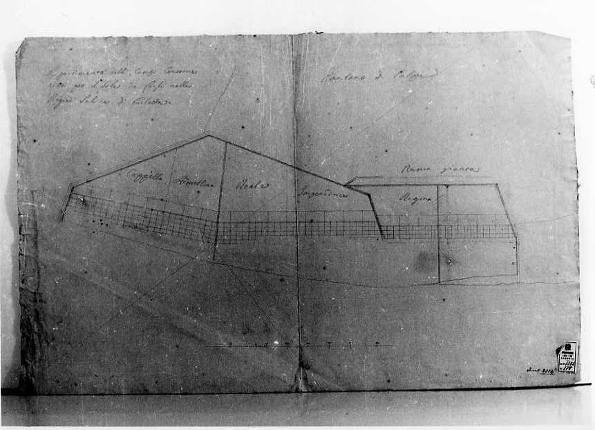 ripartimento delle saline di Barletta (disegno, serie) di Vanvitelli Luigi (terzo quarto sec. XVIII)