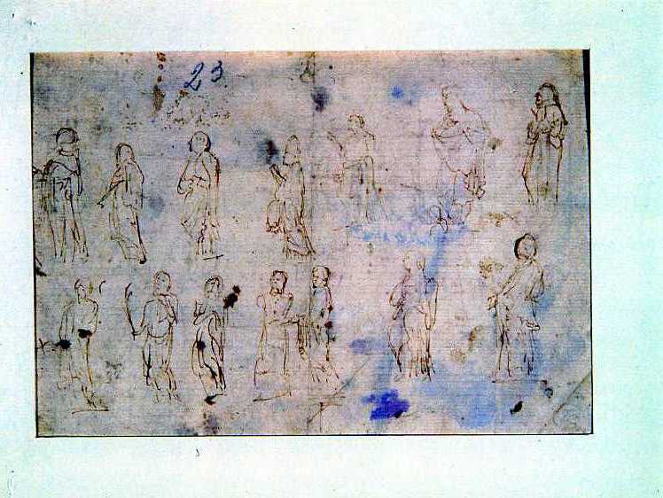 studio di statue (disegno) di Van Wittel Gaspar (sec. XVII)