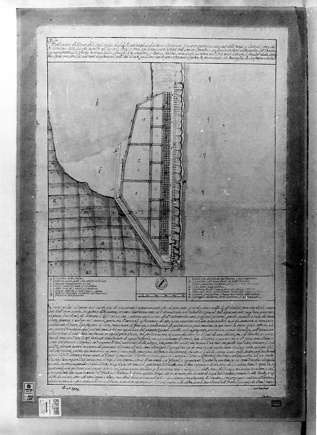 Saline di Barletta (disegno, serie) di Valentino Vito (seconda metà sec. XVIII)