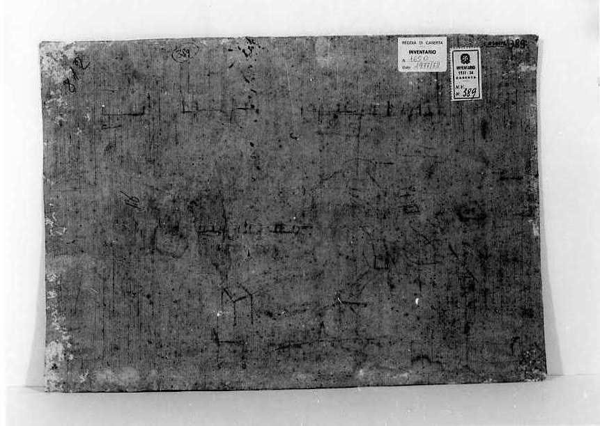 Schizzi indecifrabili (disegno) - ambito bolognese (prima metà sec. XVIII)