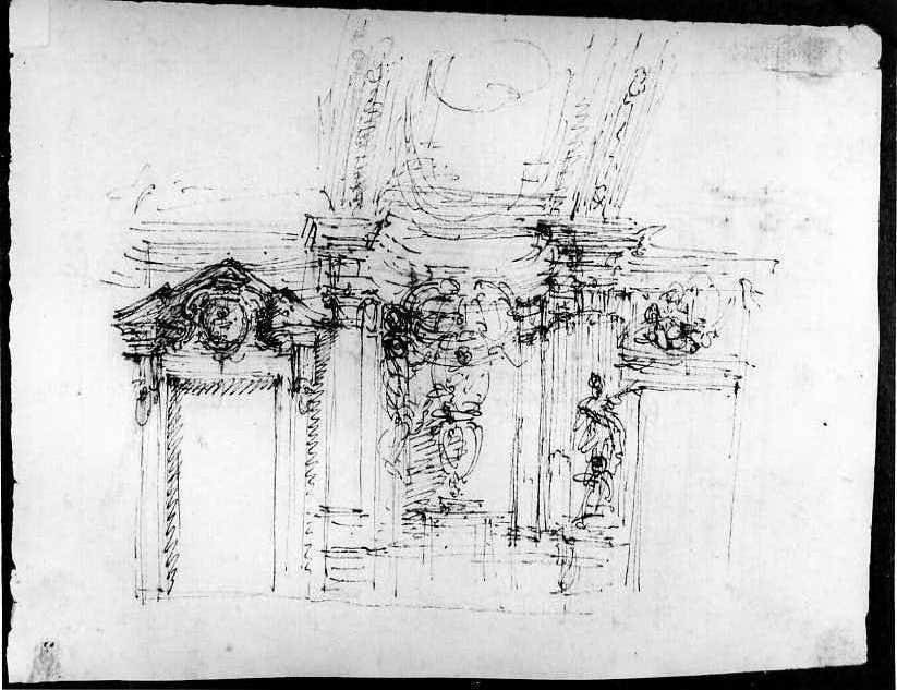 architettura (disegno) di Vanvitelli Luigi (metà sec. XVIII)