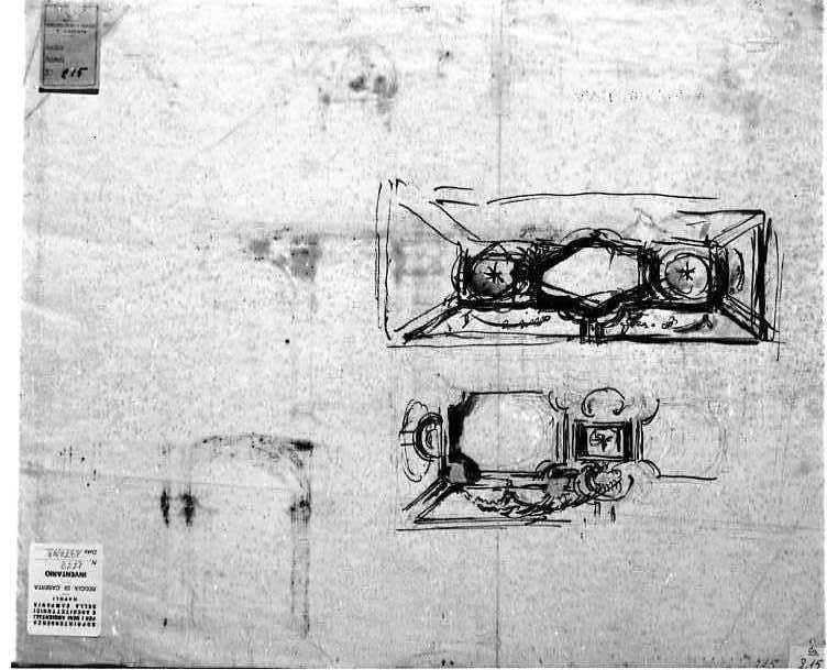 Studi per Palazzo Albani ad Urbino (disegno) di Vanvitelli Luigi (secondo quarto sec. XVIII)