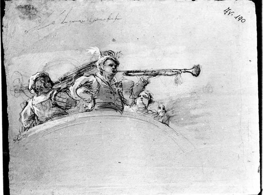 musici (disegno) di Vanvitelli Luigi (secondo quarto sec. XVIII)