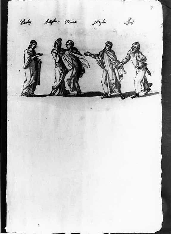 Il Terenzio Vaticano (disegno, serie) di Vanvitelli Luigi (prima metà sec. XVIII)