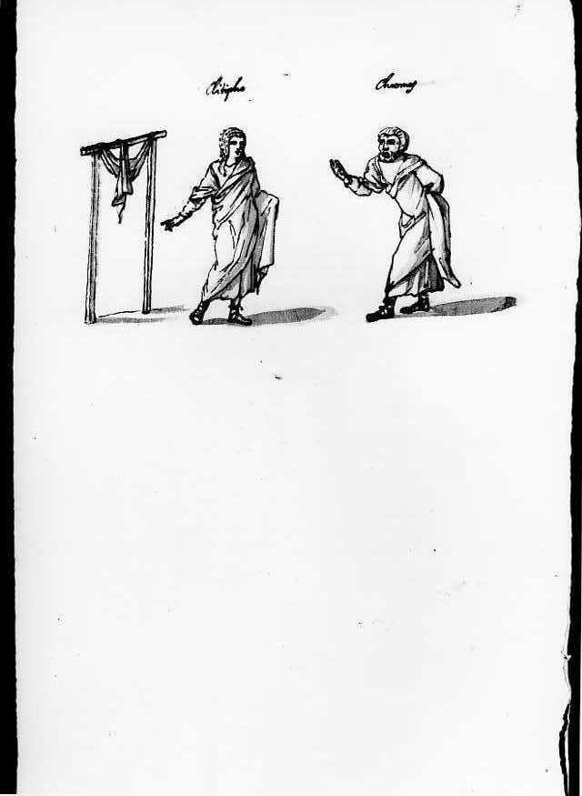 Il Terenzio Vaticano (disegno, serie) di Vanvitelli Luigi (prima metà sec. XVIII)