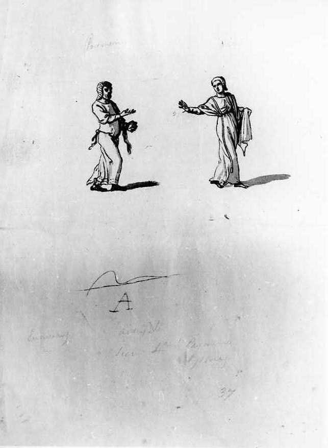 Il Terenzio Vaticano (disegno, serie) di Vanvitelli Luigi (prima metà sec. XVIII)