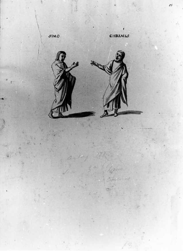 Il Terenzio Vaticano (disegno, serie) di Vanvitelli Luigi (prima metà sec. XVIII)