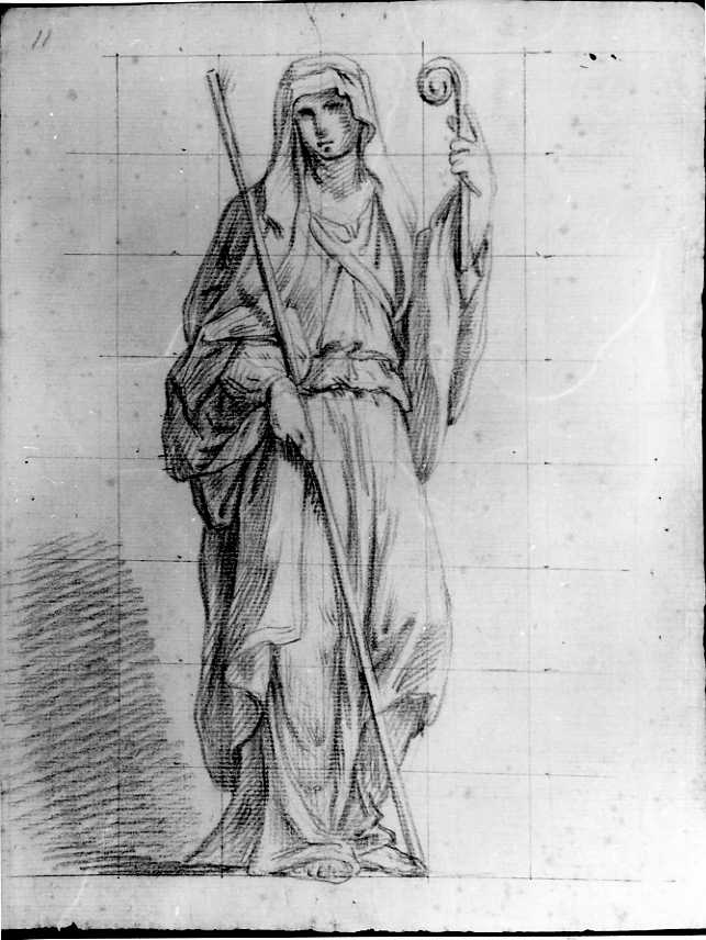 figura allegorica (disegno) di Vanvitelli Luigi (metà sec. XVIII)