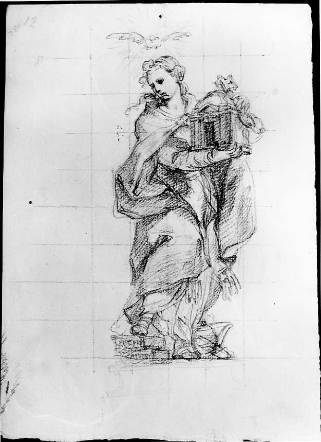 La Religione (disegno) - ambito italiano (secondo quarto sec. XVIII)