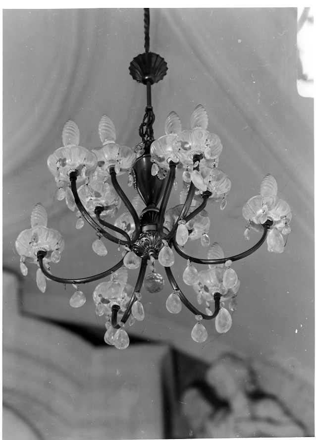 lampadario - a bracci - bottega campana (sec. XX)