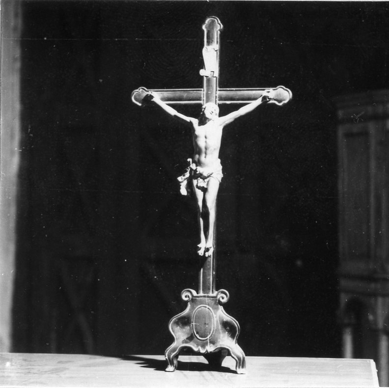 Cristo crocifisso (crocifisso) - bottega campana (fine/inizio secc. XVIII/ XIX)