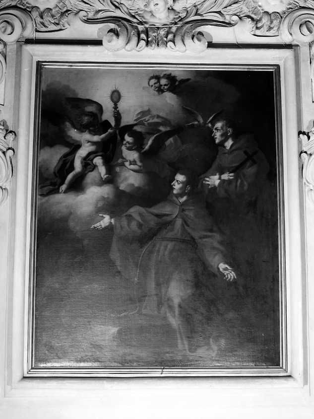 gloria di Santi francescani (dipinto) - ambito campano (sec. XVIII)